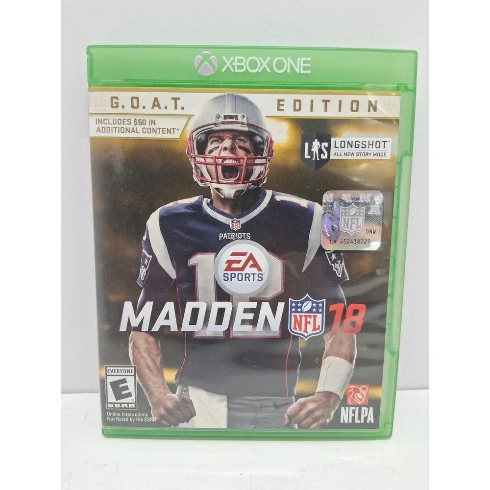 Xbox 1 Madden NFL 18 G.O.A.T. Edition